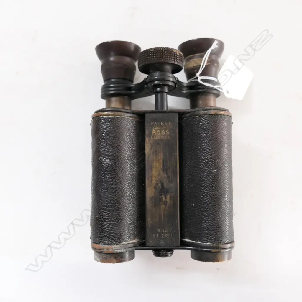 ROSS 1ST SERIES PRISM BINOCULAR (BARTON’S PATENT) 10X20 AND A WHIRLING HYGROMETER (TO MEASURE AIR HUMIDITY & DEW POINT) Image 1++